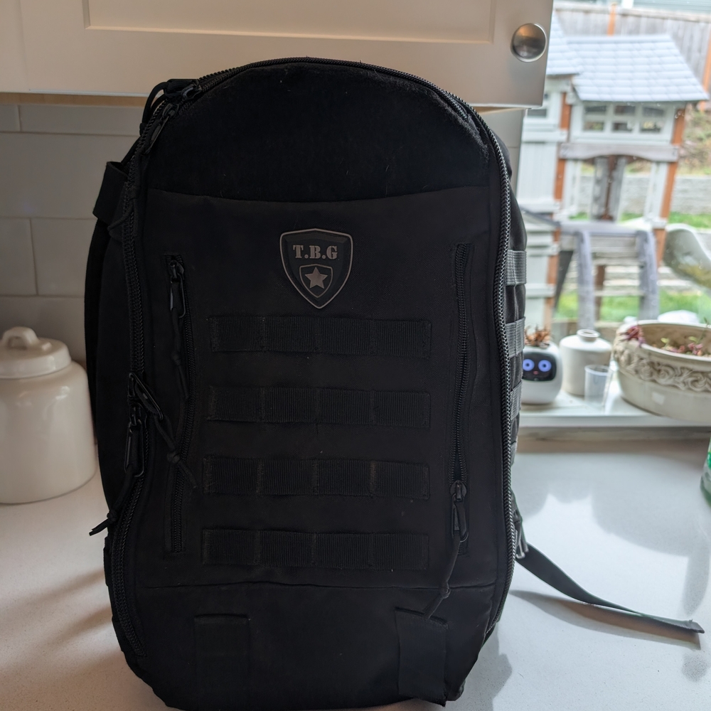Black Tactical Backpack